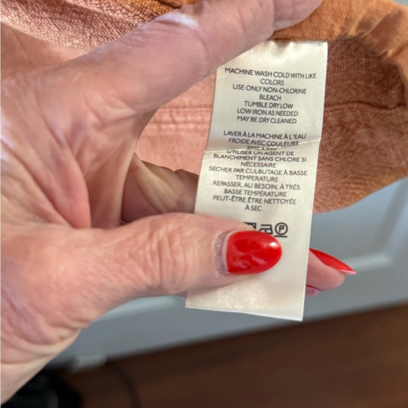 WE THE FREE XS BARN JACKET WAY OVER SIZE Apricot, oversized and unlined NWOT - Picture 13 of 13